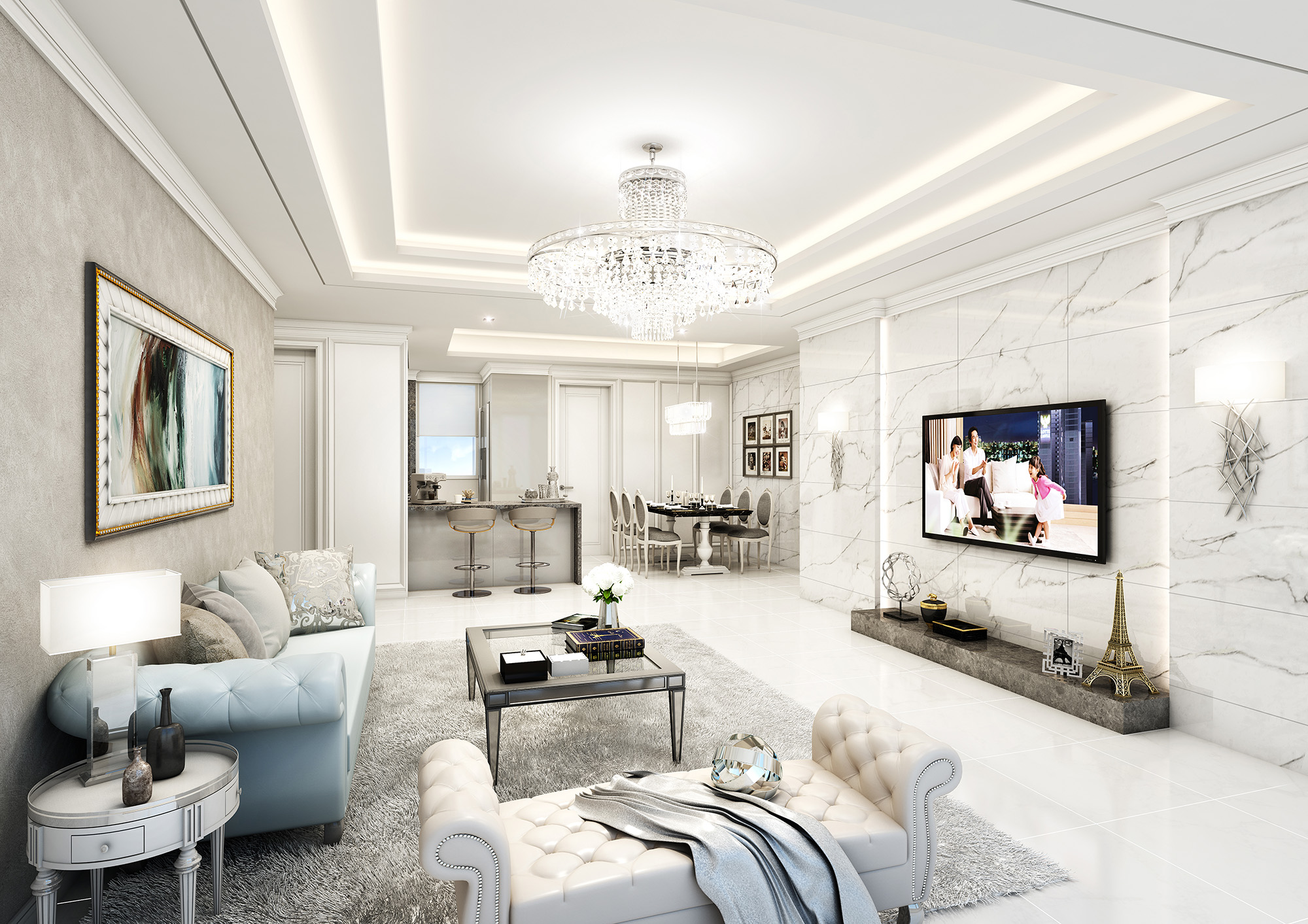 Kinh nghiệm thiết kế nội thất nhà chung cư theo phong thủy